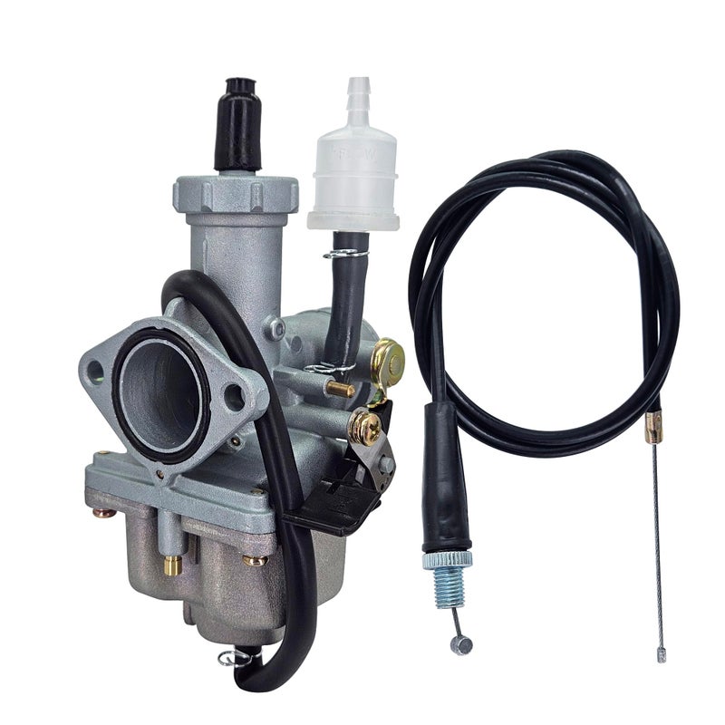 tianfeng Carburetor Compatible with Honda ATC 185 185S 200 200S 200X 3-Wheeler Carb W/Throttle Cable - Image 1